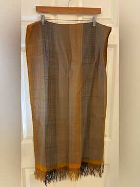 Neeru Kumar Silk & Wool Blend Shawl Scarf